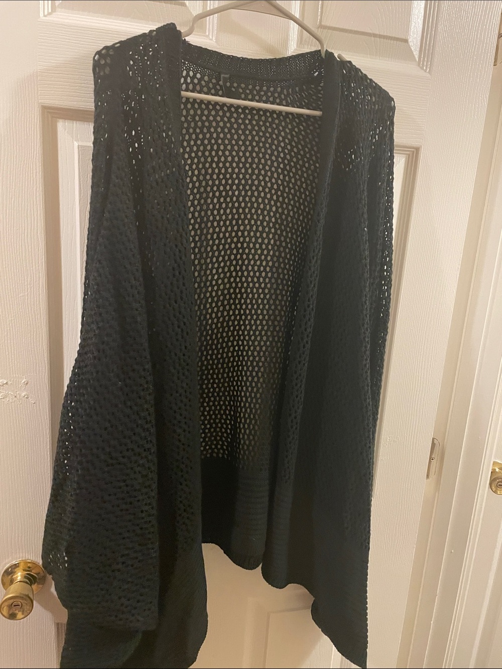 torrid Black Open-Weave Women's Cardigan